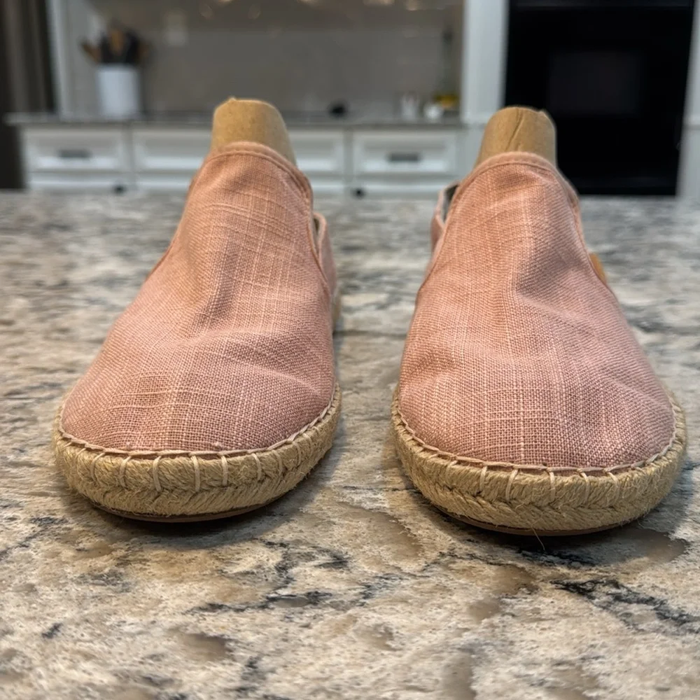 OluKai Kaula Pa’a Kapa Espadrille Slip On Shoes Pink Women’s Size 8.5